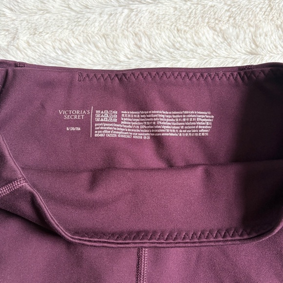 Victoria's Secret Studio High Rise Leggings w/ Pockets Burgundy Size 8 / Medium - Picture 4 of 9